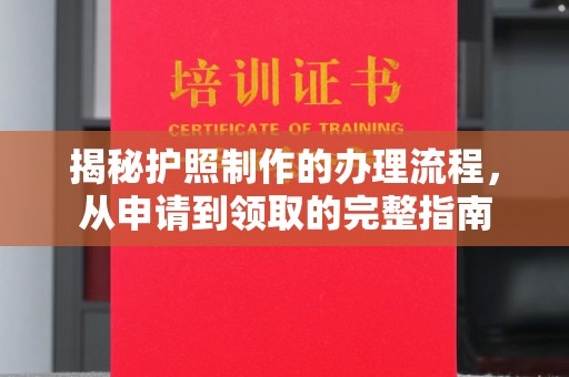 鸠江揭秘护照制作的办理流程，从申请到领取的完整指南