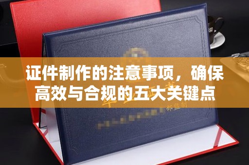 鸠江证件制作的注意事项，确保高效与合规的五大关键点